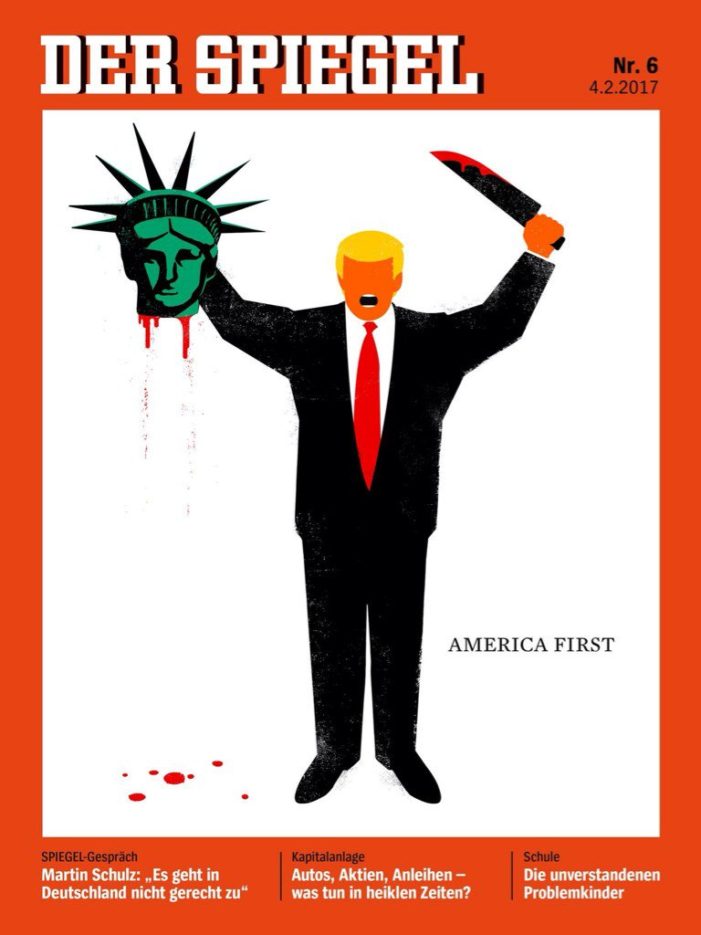 Statue of Liberty decapitated by Trump big